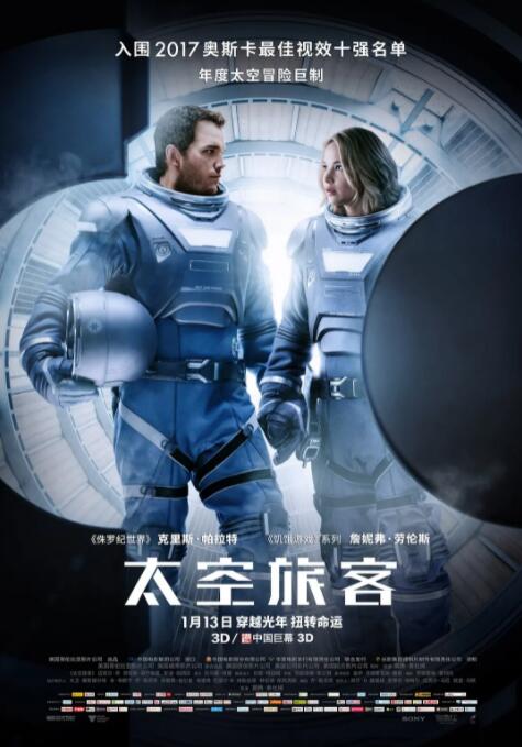 2018科幻片《太空旅客》迅雷下载_中文完整版_百度云网盘720P|1080P资源